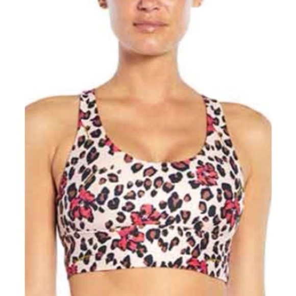 [Wildfox] NWT Floral Strappy Sports Bra - Picture 1 of 8